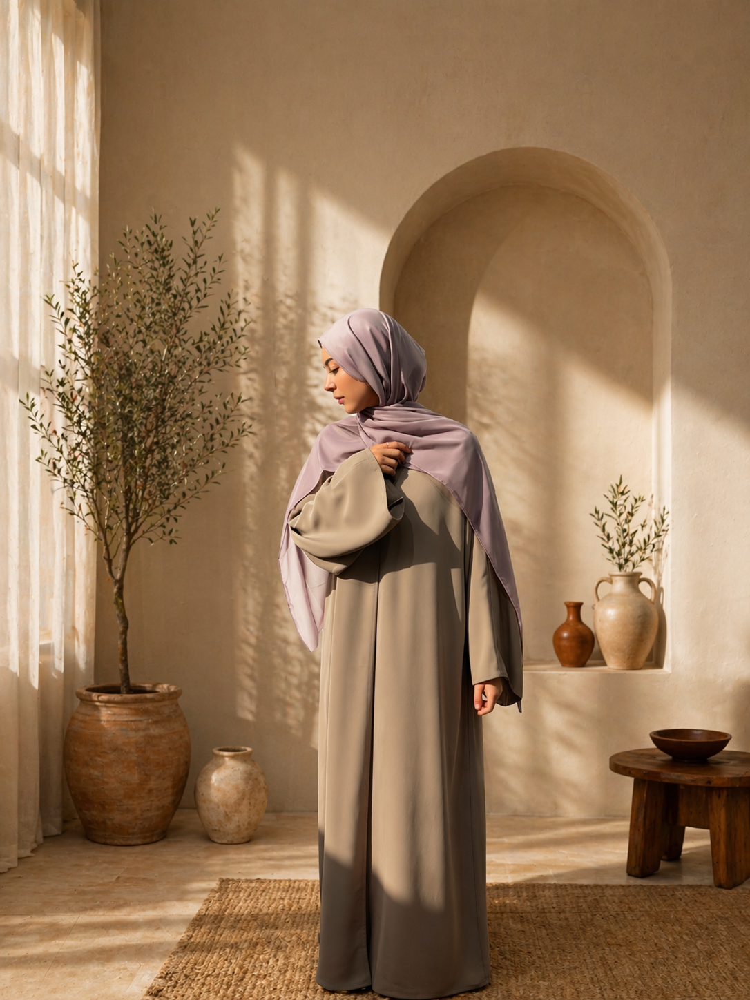 Abaya Set I Taupe